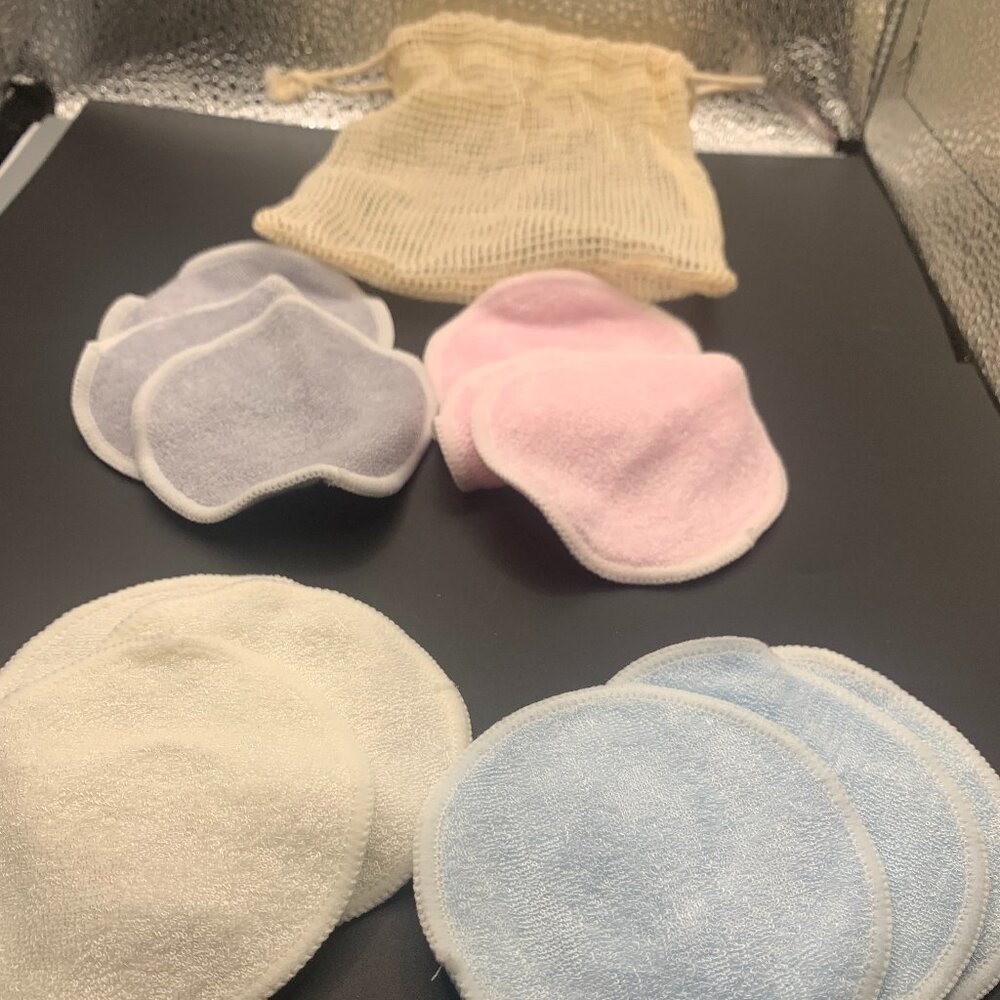 12ct Eco Friendly Make Up Remover Pads with Satchel
